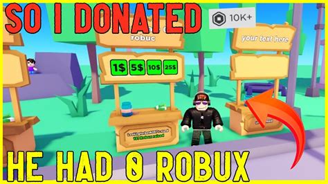 Donating Tons Of Robux To People With Non Youtube