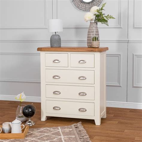 Rt 10 hanover rd | 03784 west lebanon. Hampshire Ivory Painted Oak 2 Over 3 Chest | Storage ...