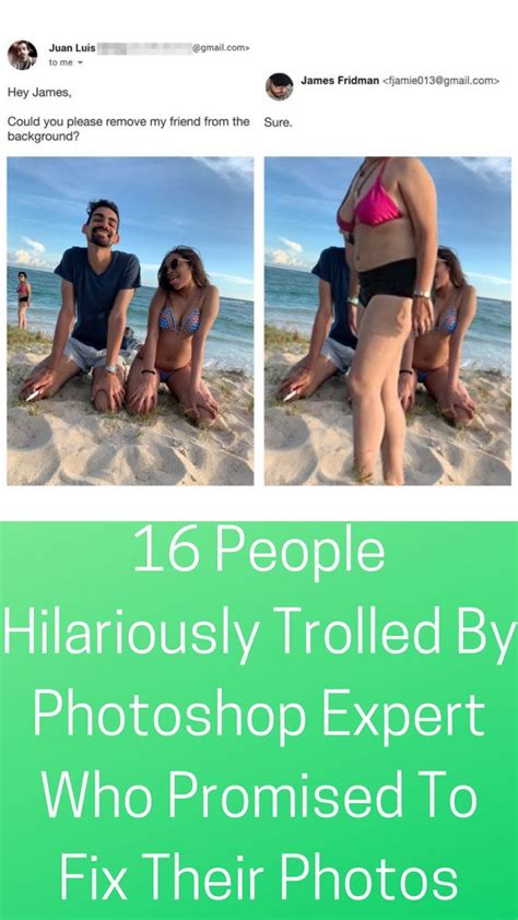 james fridman fix it troll promise life hacks girlfriends photoshop thankful foundation