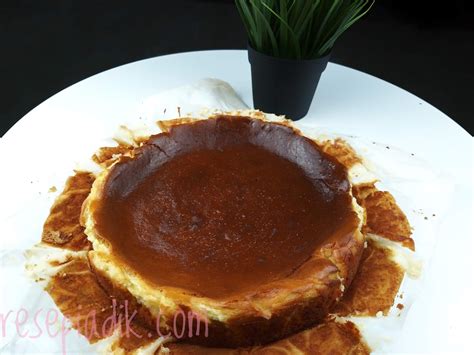 Resepi burnt cheesecake yang sangat mudah dan sedap. Resepi Kek Basque Burnt Cheesecake - Resepi Adik