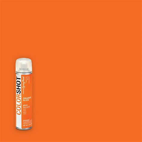 Colorshot 10 Oz Gloss Orange Slice Orange General Purpose Aerosol