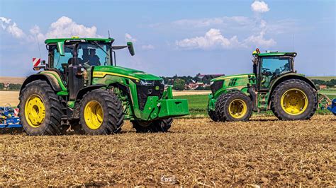 😍 New John Deere 8r 370 And 6210r 💚 With Köckerling Vector And Vitu 💙
