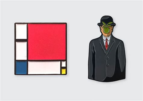Art Enamel Pins Inspired By The Masters Colossal