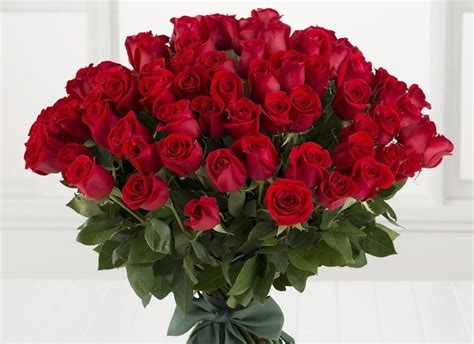 50 Long Stem Roses Bouquet Roses Only Sg