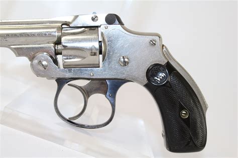 Sandw Smith And Wesson 32 Safety Hammerless Double Action Revolver Antique