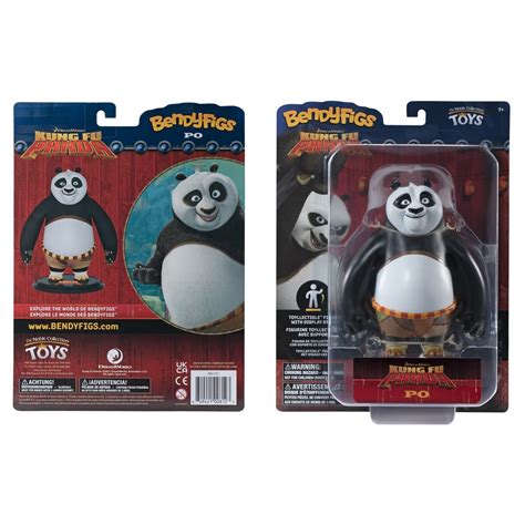 NOBLE COLLECTIONS KUNG FU PANDA PO BENDYFIGS ACTION FIGURE