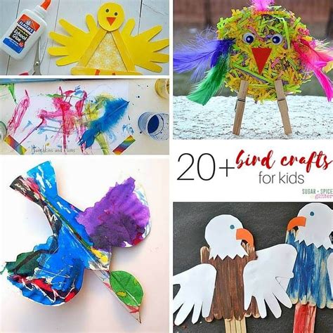 20 Bird Arts And Craft For Kids On Sugar Spice And Glitter Bird