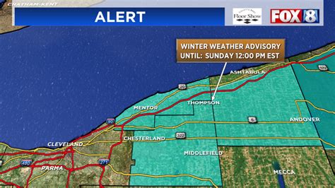 Winter Weather Advisory In Effect For Lake Ashtabula And Geauga Counties