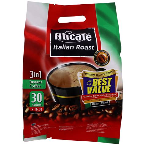 Alicafe Italian Roast 3 In 1 Instant Coffee 30 X 165g Coffee Lulu Uae