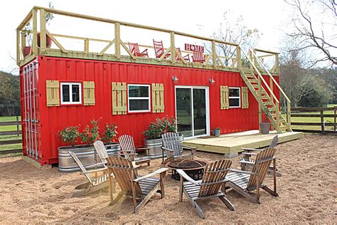 40 Ft Tiny Shipping Container Home Rustic Retreat Xl Country Froot