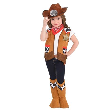 Kids Boys Girls Wild West Sheriff Cowboy Fancy Dress Book Day Accessory