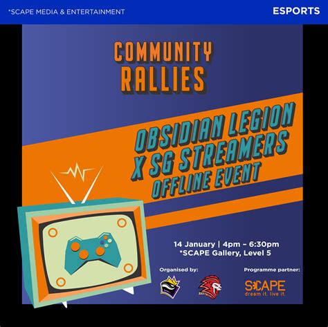 Community Rallies Obsidian Legion X Sg Streamers Offline Event