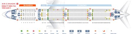 Seat Map Boeing 777 300 Air Canada Best Seats In Plane