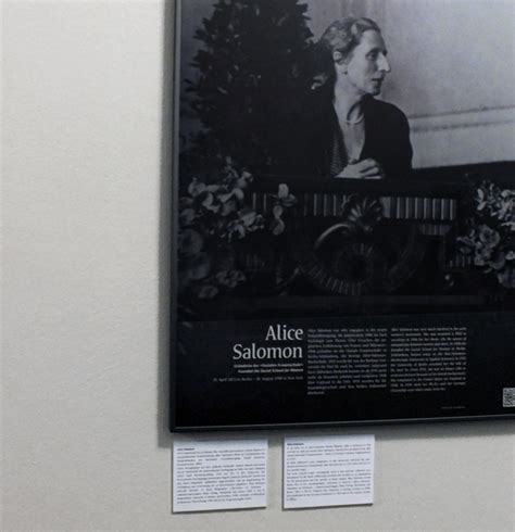 Alice salomon was an educator, feminist, economist, and international activist who was one of the pioneers of the emerging field of professional social work in germany in the early 20th century. WHO IS MISSING? AND WHY?