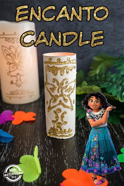 Encanto Candle Toilet Paper Roll Craft Birthday Activities Disney