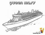 Coloring Cruise Mary Queen Ship Ships Titanic Printable Colouring Drawing Yescoloring Sheets Boat Swanky Ii Clipart Easy Barbie Template Paper sketch template