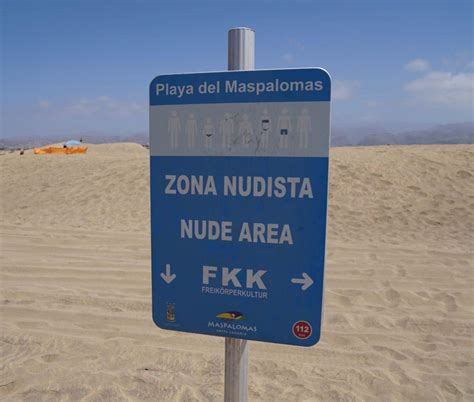 Playa De Maspalomas Playa Kilom Trica Dunas Charca Y Zona Nudista