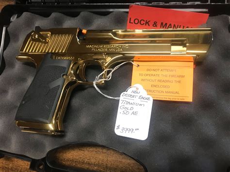 Magnum Research Desert Eagle 50 Ae Titanium Gold Kellys Sporting Goods