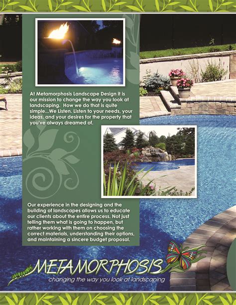 At Metamorphosis Landscape Design It Is Our Mission To Change The Way