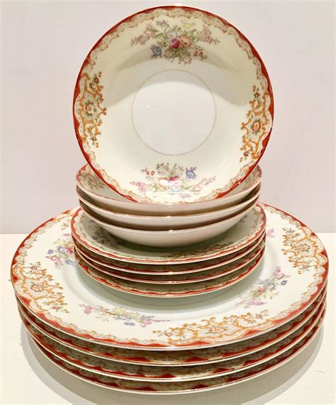 1940s Japanese Hand Painted Porcelain China S18 For Sale At 1stdibs