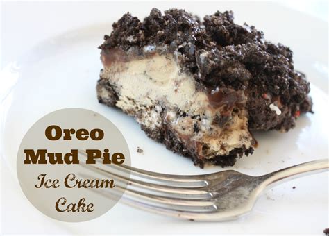 The Larson Lingo Oreo Mud Pie Ice Cream Cake
