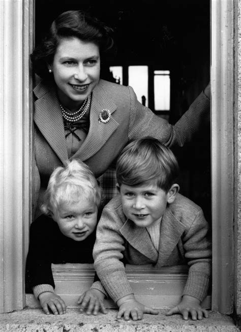 Prince charles with the captivating princess diana. 1952: Queen Elizabeth yanks young Prince Charles through a ...