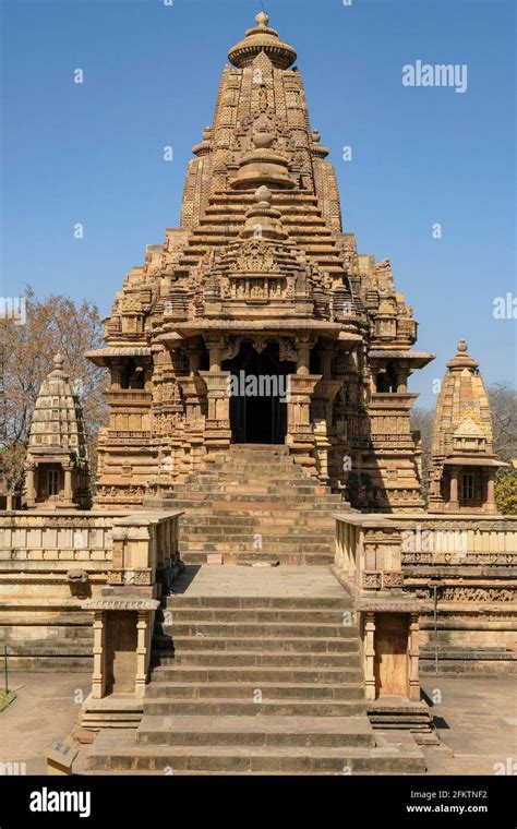 The Lakshmana Temple In Khajuraho Madhya Pradesh India Forms Part Of