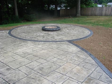 Concrete Patio Fire Pit Ann Inspired