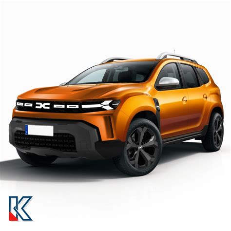 2024 Dacia Duster Rendered With Bigster Concept Design Influences