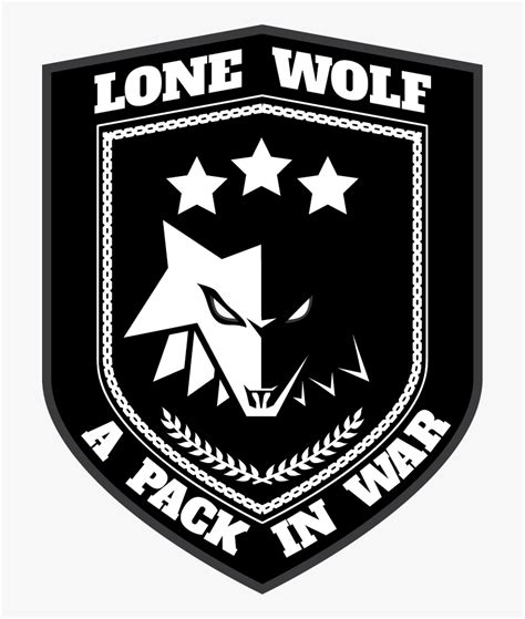 Lone Wolf Logo Png Png Download Lone Wolf Wolf Emblem Transparent