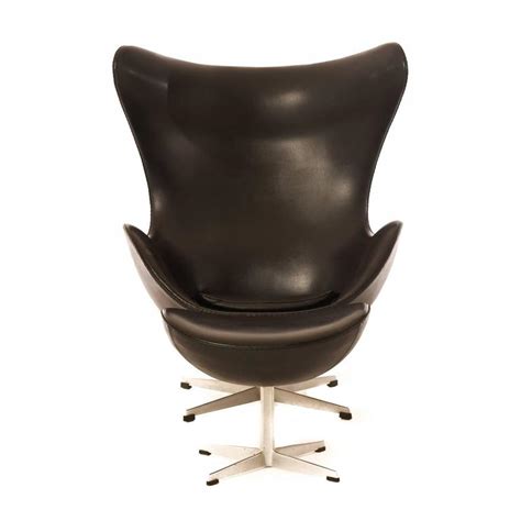 The egg chair was designed in 1958 by architect and designer arne jacobsen. Danish Modern Egg Chair with Ottoman at 1stdibs