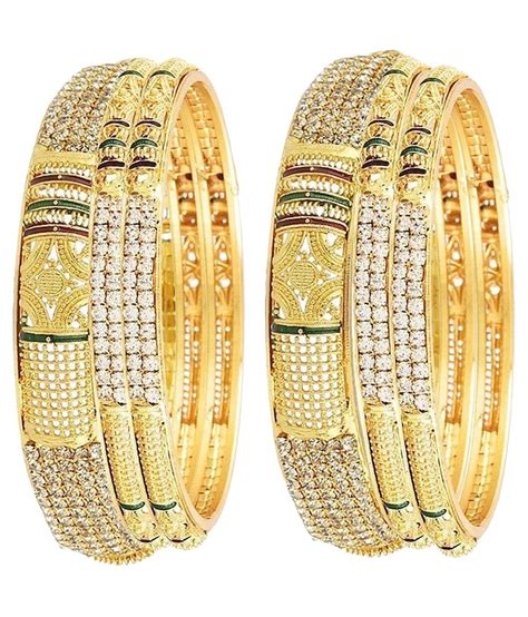 Check out our gold bangle women selection for the very best in unique or custom, handmade pieces from our bangles shops. Youbella Gold Plated Bangle Set For Women And Girls - Set ...