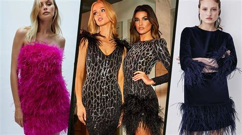 12 Best Feather Dresses For 2023 From Asos To Zara Nadine Merabi And More Hello