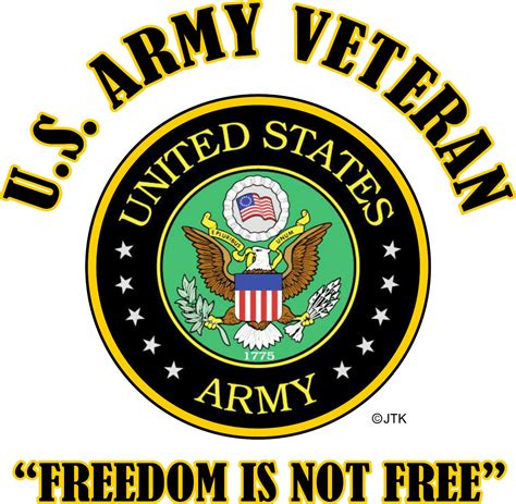 Us Army Veteranarmy Emblemfreedom Is Not Free Shirt