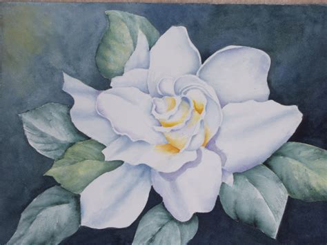This Gardenia Flower Is A Giclee Of My Original Watercolor Painting