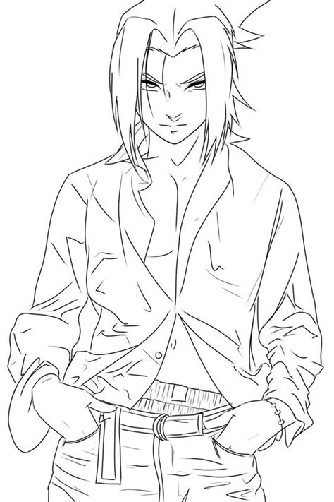 Cool Sasuke Coloring Page Free Printable Coloring Pages For Kids