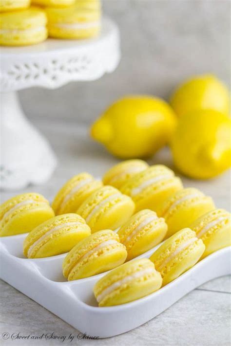 Lemon French Macarons Sweet And Savory By Shinee The Man With The