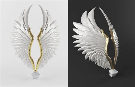 3d Animated Angel Wing Cgtrader