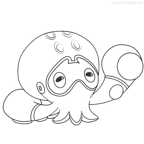 Clobbopus Pokemon Coloring Pages