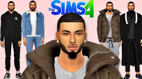 The Sims 4 Urban Male Cc Folder And Sim Download Youtube