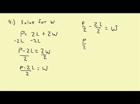 I would like to solve this formula for x. Solving Formulas for Specified Variable - YouTube