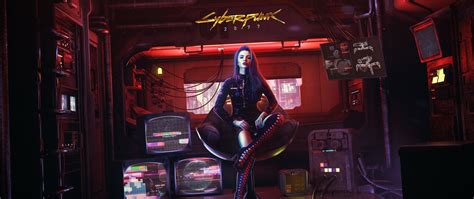 2560x1080 Resolution Cyberpunk 2077 Girl Art 2560x1080 Resolution