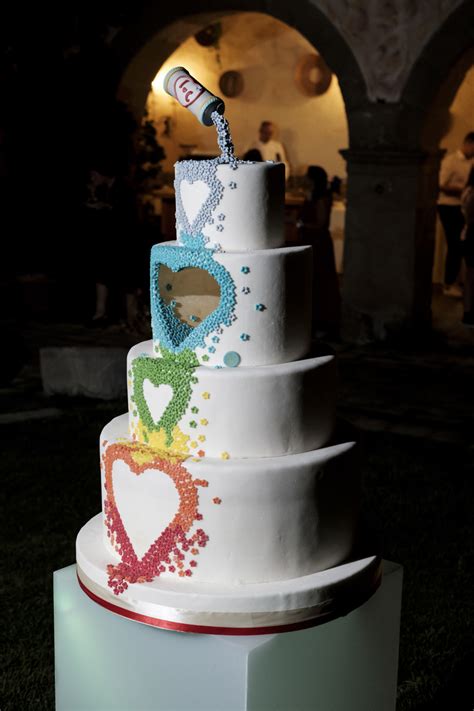 Wedding Cake With Gay Pride Colors Hackskasap