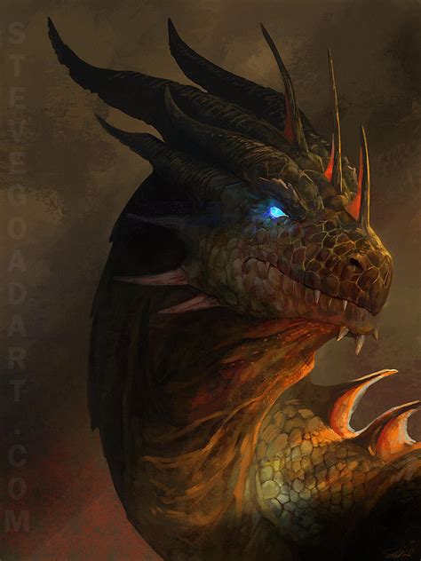 Dragon Portrait By Stevegoad On Deviantart