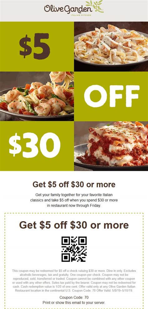 Olive Garden Coupon Code Takeout Aria Art