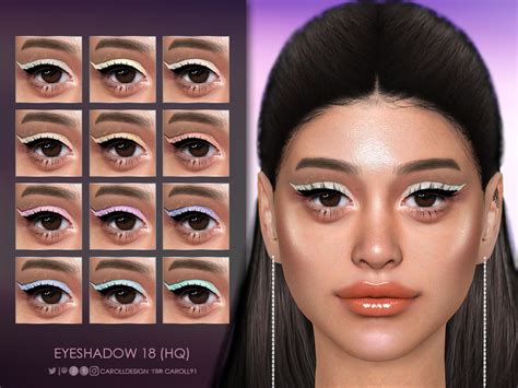 The Sims Resource Eyeshadow 18 Hq