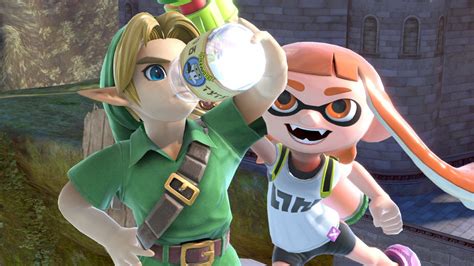 Imagen Young Link E Inkling En El Templo Ssbu Smashpedia