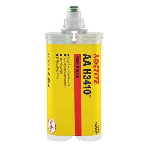 Structural Adhesive - Methacrylate Two-Part Grey AA H3410 400ML ...
