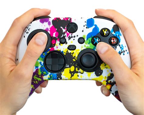 Psychedelic Proflex Paint Splatter Xbox Series X S Silicone Skin