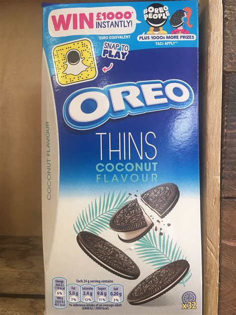 Oreo Thins Coconut 192g And Low Price Foods Ltd